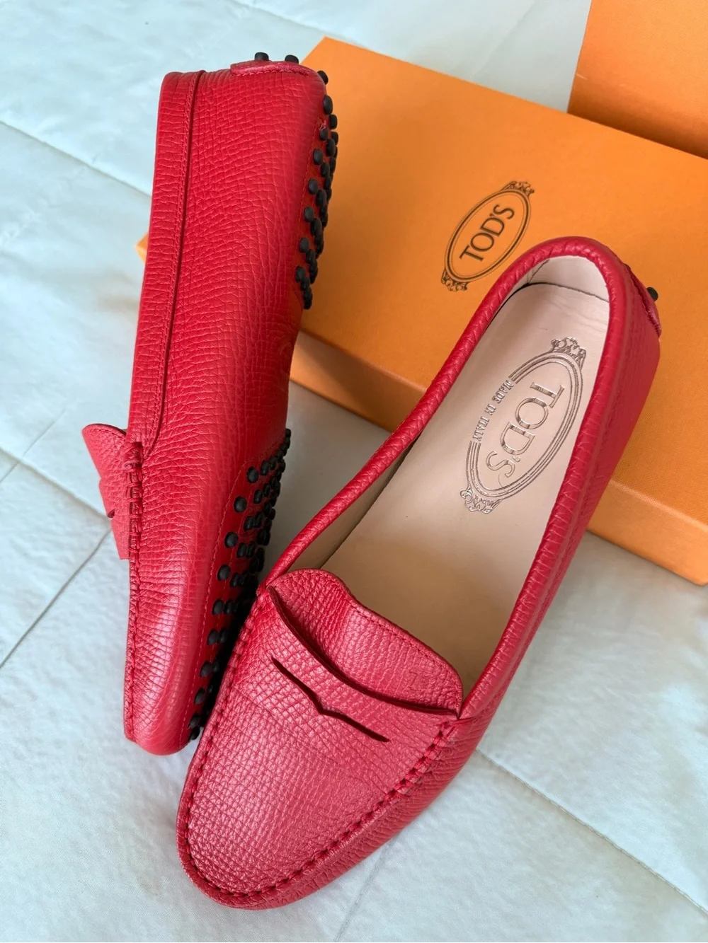 Tod's Gommini Leather  Driving Loafers